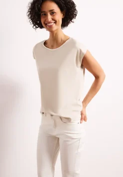 Dropped Shoulder Shirt mit Deko-Tape