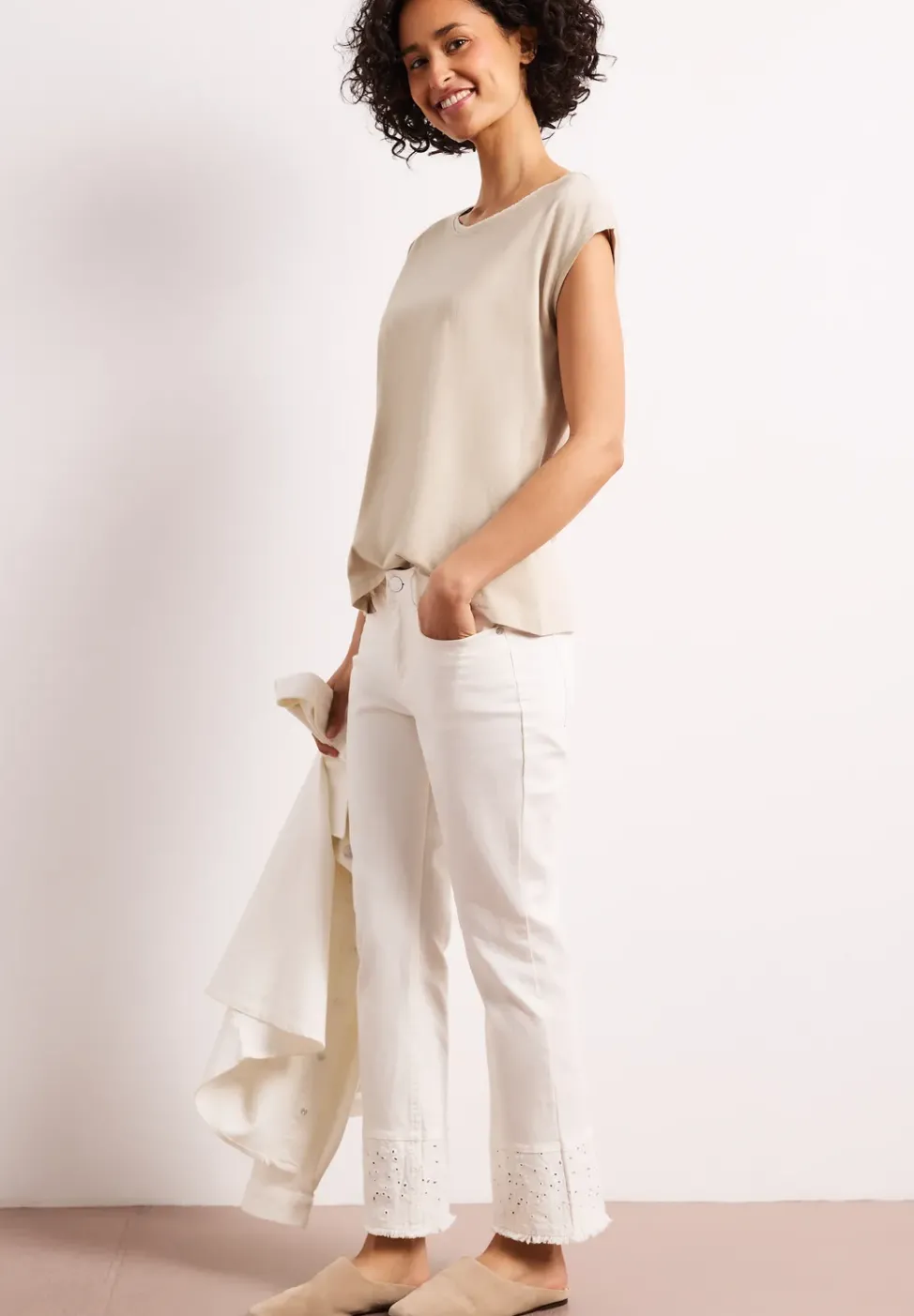 Dropped Shoulder Shirt mit Deko-Tape