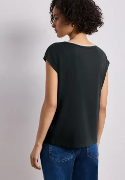 Dropped Shoulder Shirt mit Deko-Tape