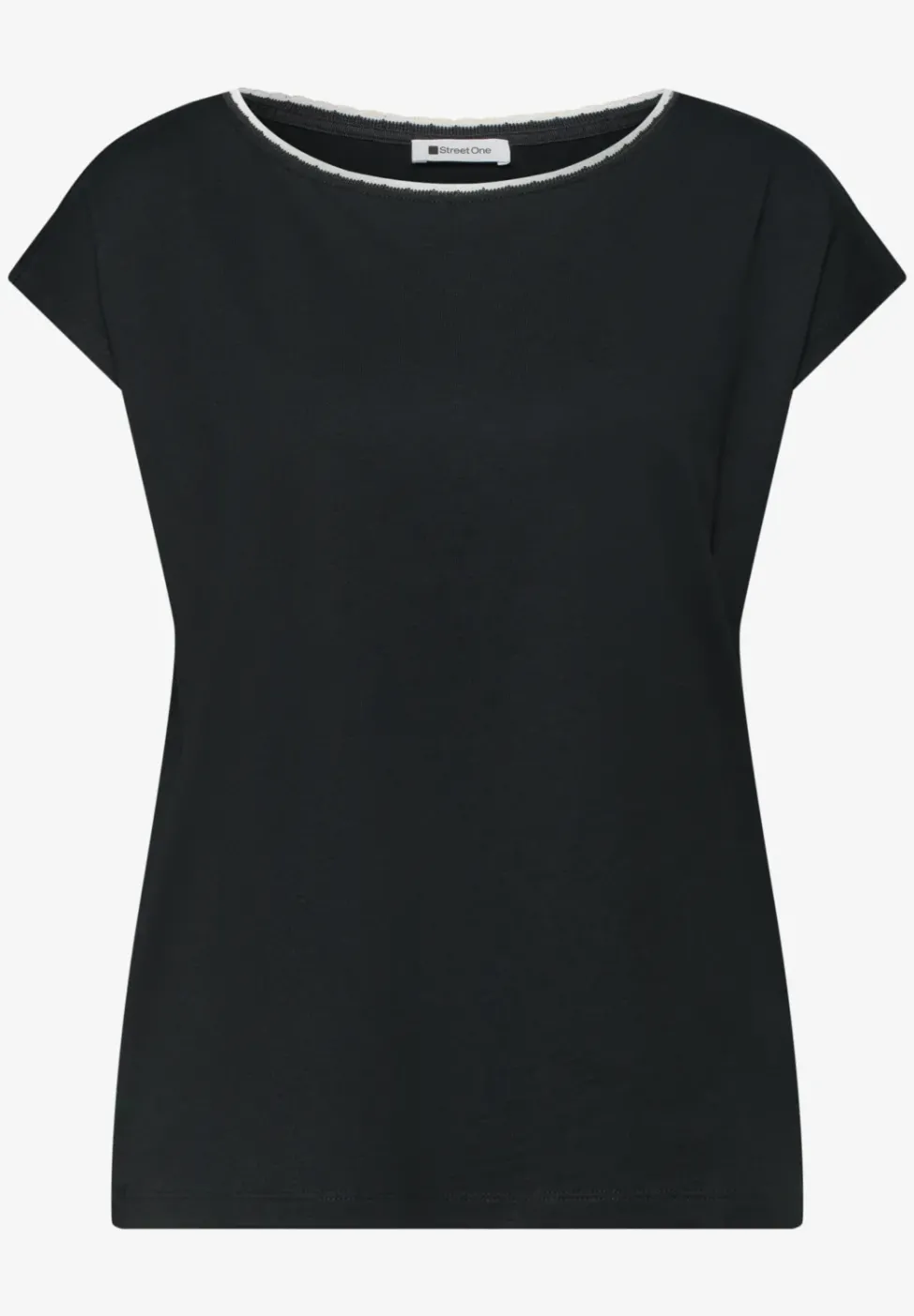 Dropped Shoulder Shirt mit Deko-Tape