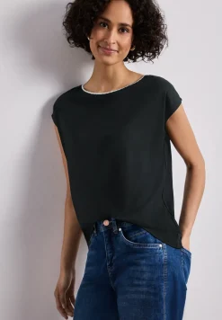 Dropped Shoulder Shirt mit Deko-Tape