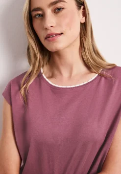 Dropped Shoulder Shirt mit Deko-Tape