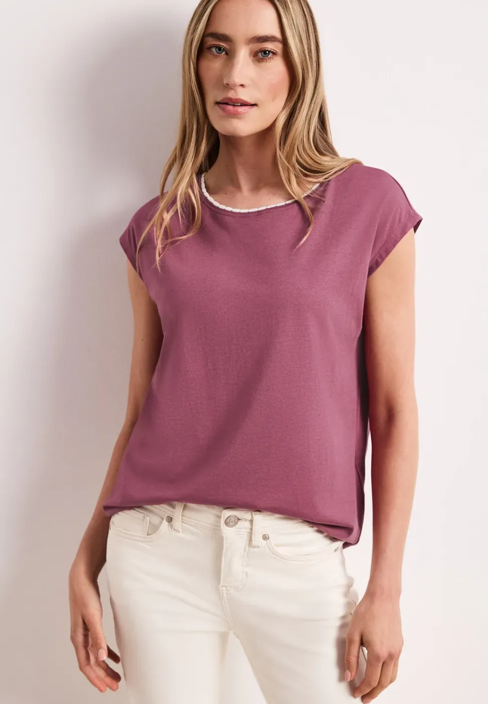 Dropped Shoulder Shirt mit Deko-Tape