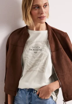 Dropped Shoulder Shirt mit Frontprint