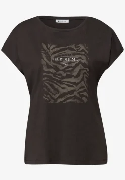 Dropped Shoulder Shirt mit Frontprint