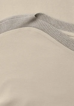 Dropped Shoulder Shirt mit Glitzer