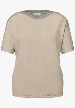 Dropped Shoulder Shirt mit Glitzer