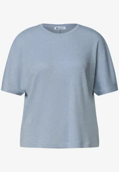 Dropped Shoulder Shirt mit Glitzerdetails