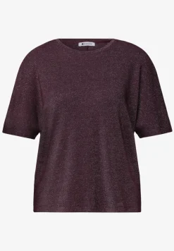 Dropped Shoulder Shirt mit Glitzerdetails