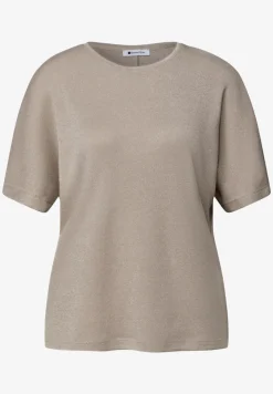 Dropped Shoulder Shirt mit Glitzerdetails