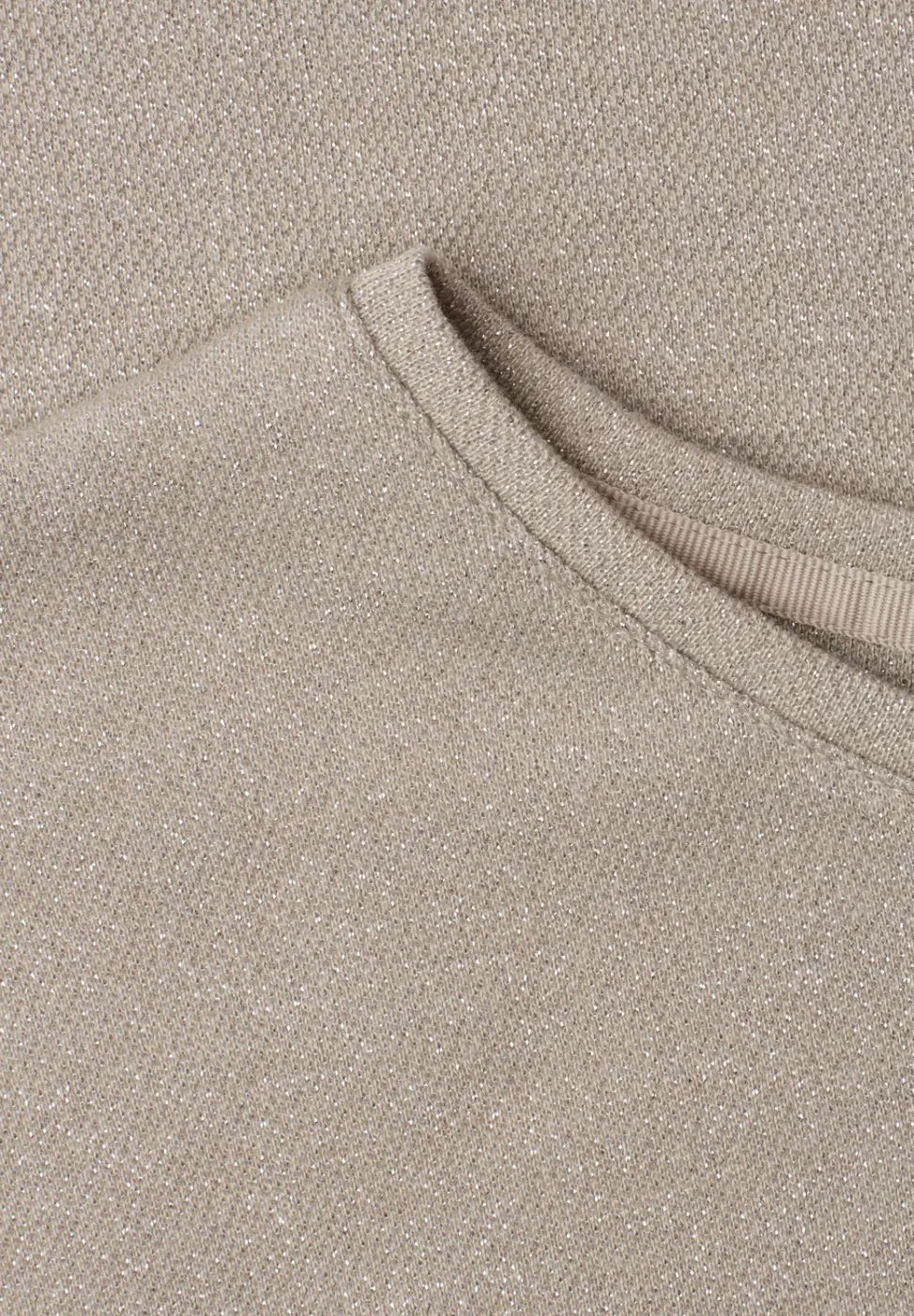 Dropped Shoulder Shirt mit Glitzerdetails
