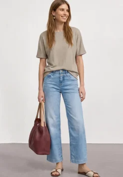 Dropped Shoulder Shirt mit Glitzerdetails