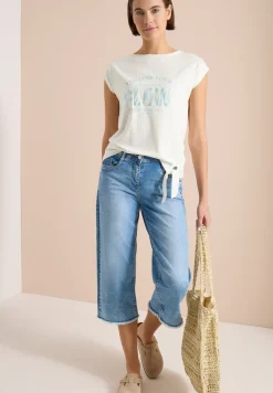 Dropped Shoulder Shirt mit Knotendetail