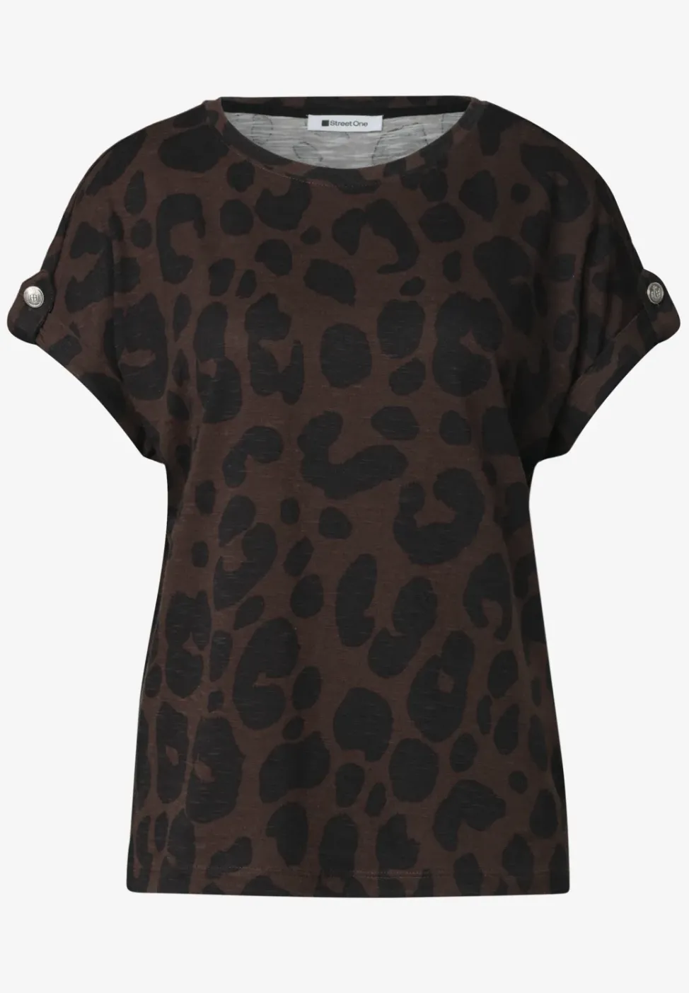 Dropped Shoulder Shirt mit Muster