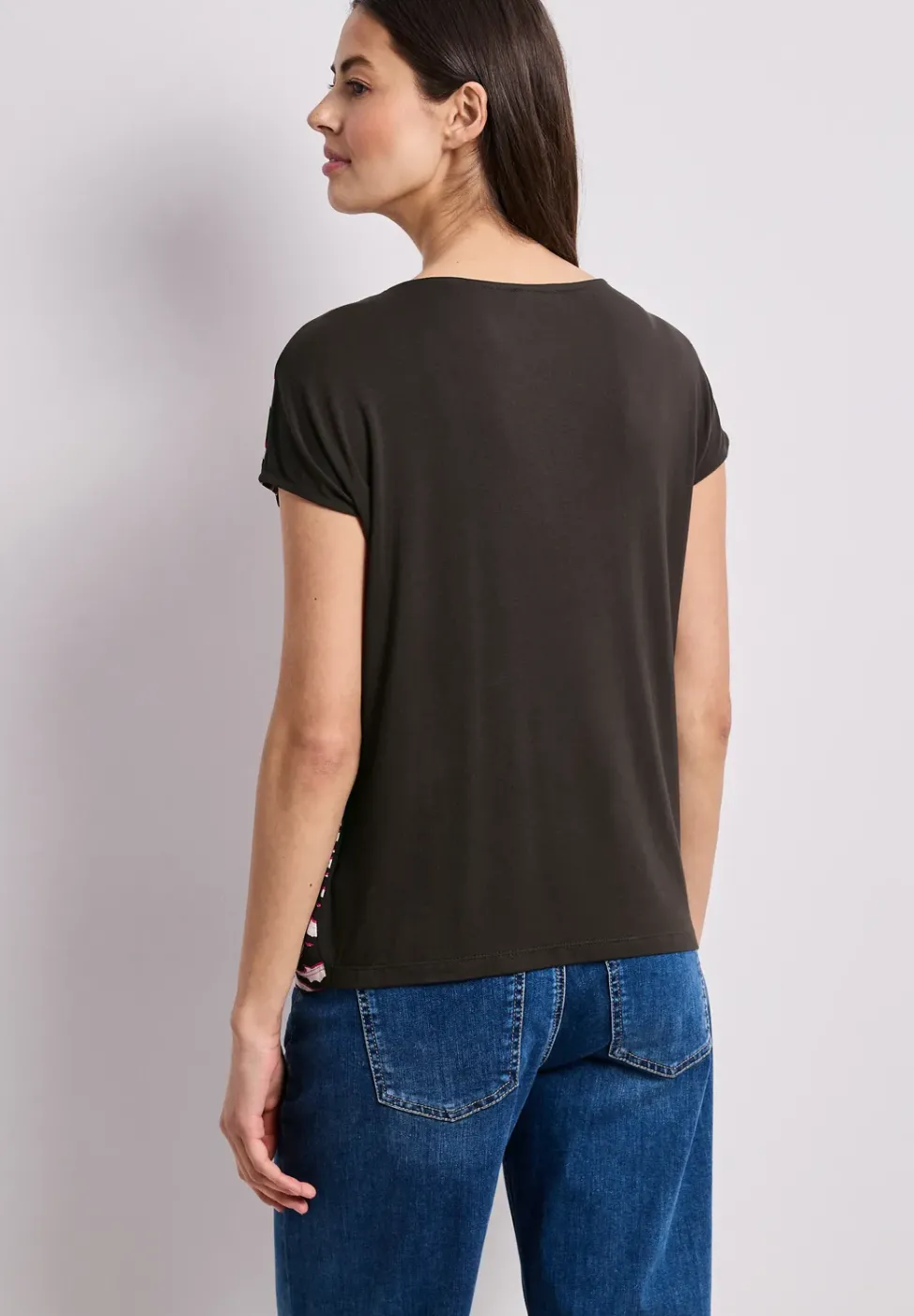 Dropped Shoulder Shirt mit Print