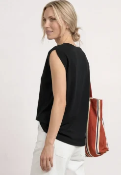 Dropped Shoulder Shirt mit Raffung