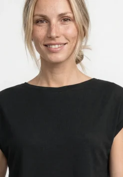 Dropped Shoulder Shirt mit Raffung