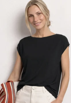 Dropped Shoulder Shirt mit Raffung