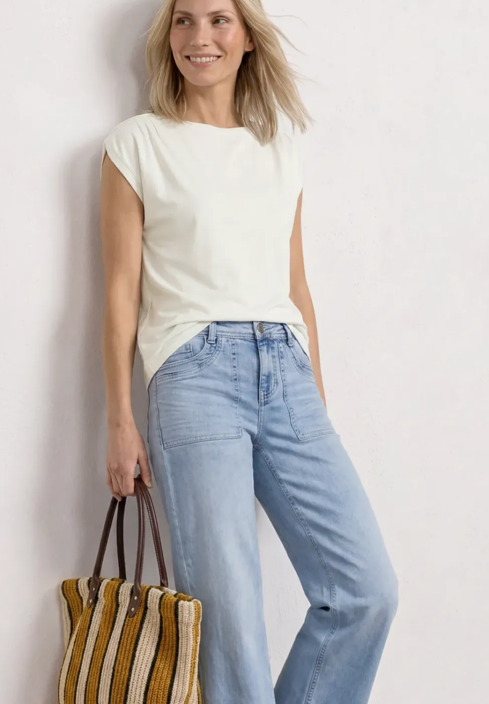 Dropped Shoulder Shirt mit Raffung