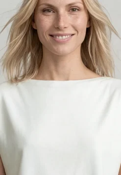 Dropped Shoulder Shirt mit Raffung