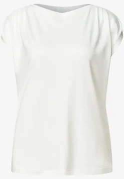 Dropped Shoulder Shirt mit Raffung