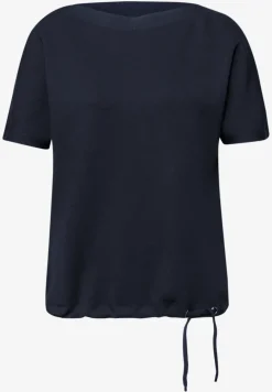 Dropped Shoulder Shirt mit Rippdetail