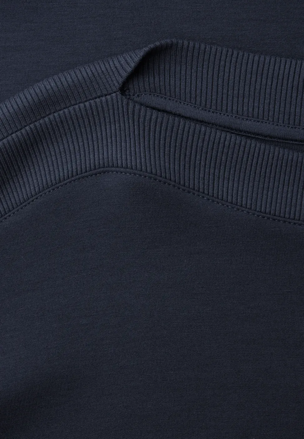 Dropped Shoulder Shirt mit Rippdetail