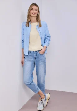 Dropped Shoulder Shirt mit Rippdetail