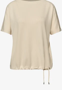 Dropped Shoulder Shirt mit Rippdetail