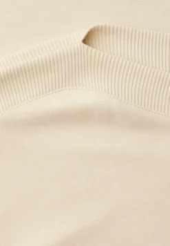 Dropped Shoulder Shirt mit Rippdetail