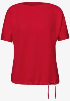Dropped Shoulder Shirt mit Rippdetail