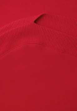 Dropped Shoulder Shirt mit Rippdetail