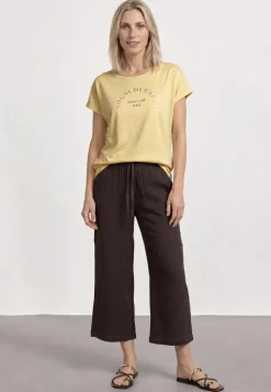 Dropped Shoulder Shirt mit Rundhals
