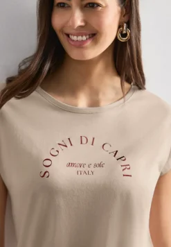 Dropped Shoulder Shirt mit Rundhals