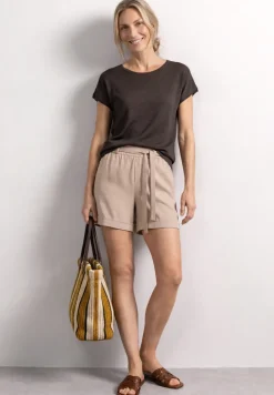 Dropped Shoulder Shirt mit Rundhals
