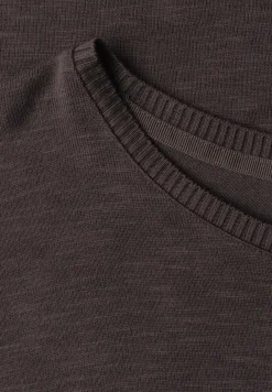 Dropped Shoulder Shirt mit Rundhals