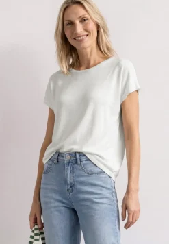 Dropped Shoulder Shirt mit Rundhals