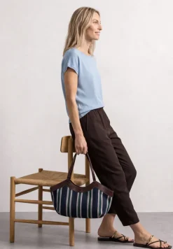 Dropped Shoulder Shirt mit Rundhals