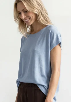 Dropped Shoulder Shirt mit Rundhals