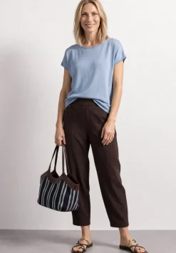 Dropped Shoulder Shirt mit Rundhals