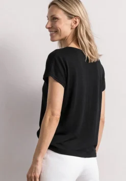 Dropped Shoulder Shirt mit Rundhals