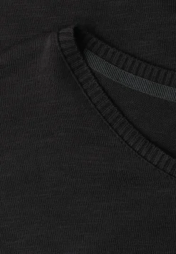 Dropped Shoulder Shirt mit Rundhals