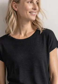 Dropped Shoulder Shirt mit Rundhals