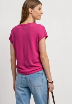 Dropped Shoulder Shirt mit Rundhals
