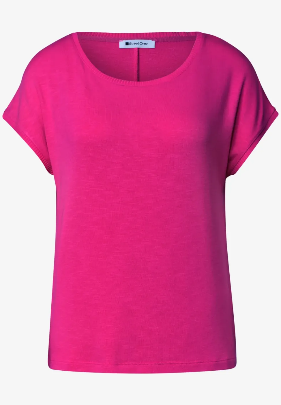 Dropped Shoulder Shirt mit Rundhals