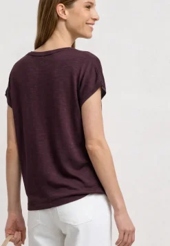 Dropped Shoulder Shirt mit Rundhals