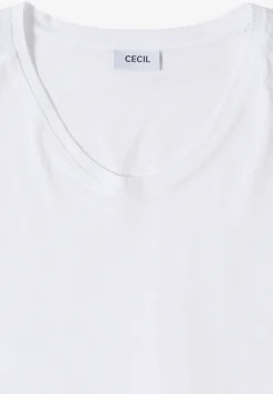 Dropped Shoulder Shirt mit Spitzendetail