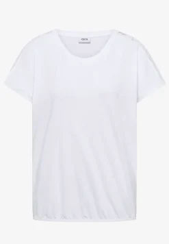 Dropped Shoulder Shirt mit Spitzendetail