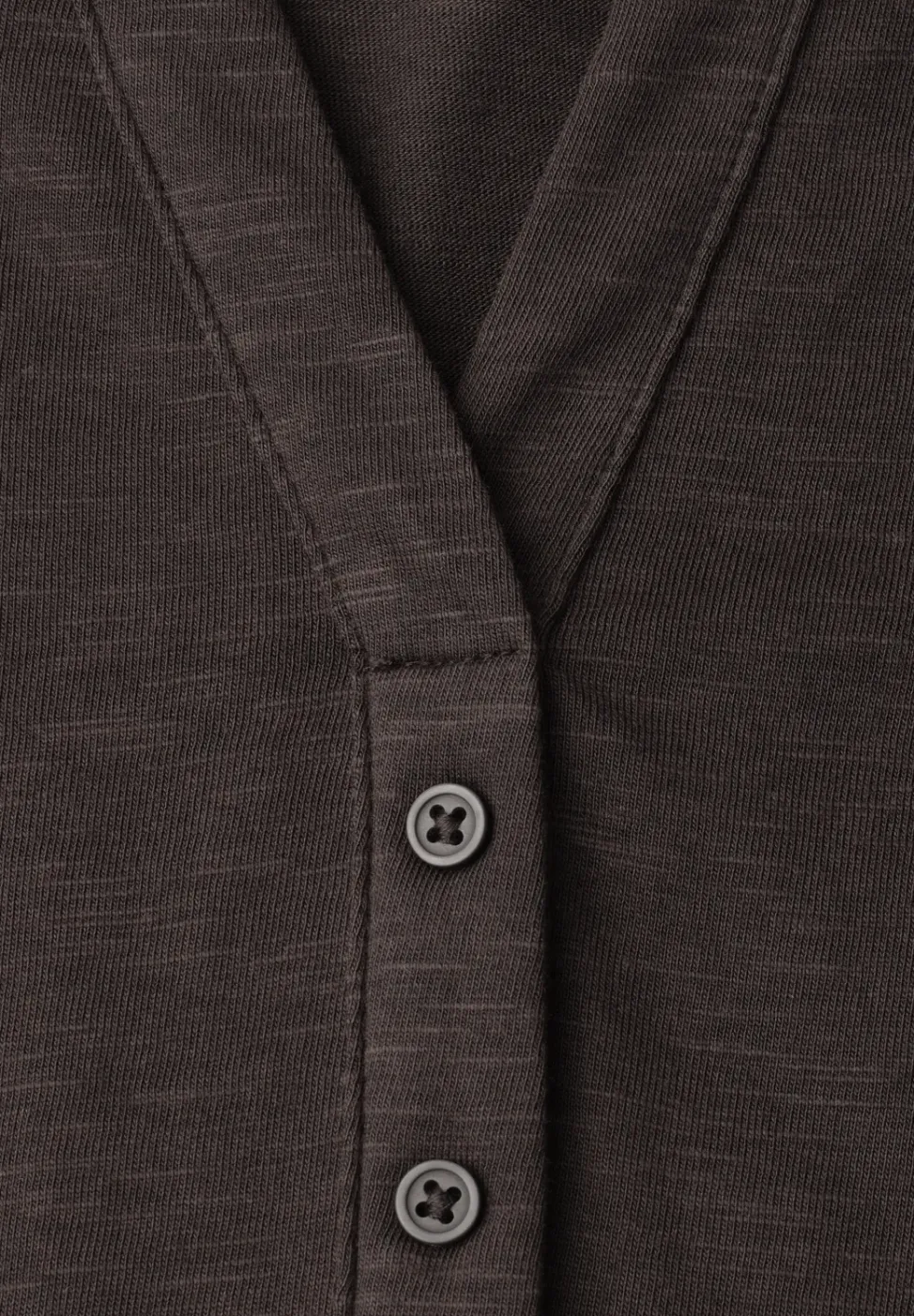 Dropped Shoulder Shirt mit Split Neck