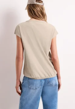 Dropped Shoulder Shirt mit Split Neck